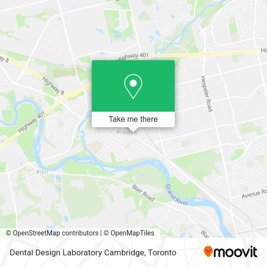 Dental Design Laboratory Cambridge map