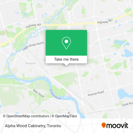 Alpha Wood Cabinetry map