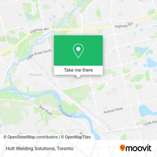 Holt Welding Solutions map