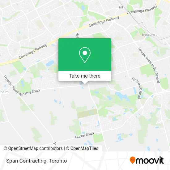 Span Contracting map