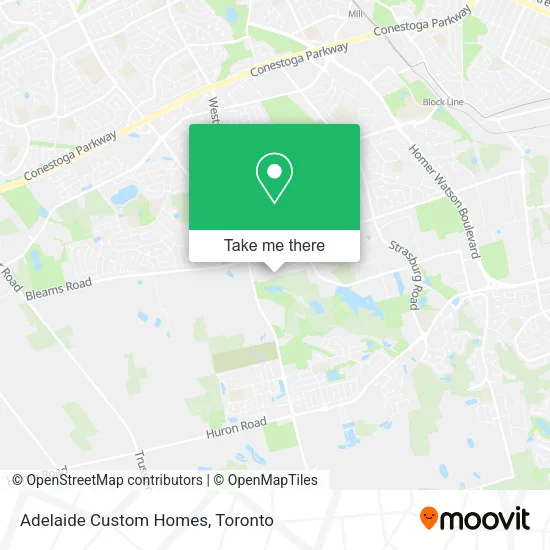 Adelaide Custom Homes map