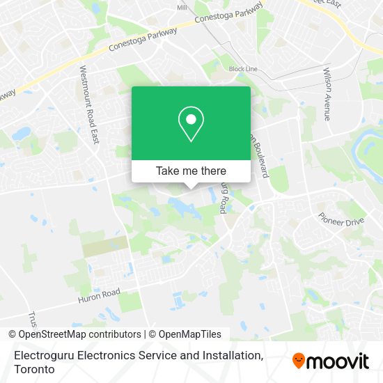 Electroguru Electronics Service and Installation map