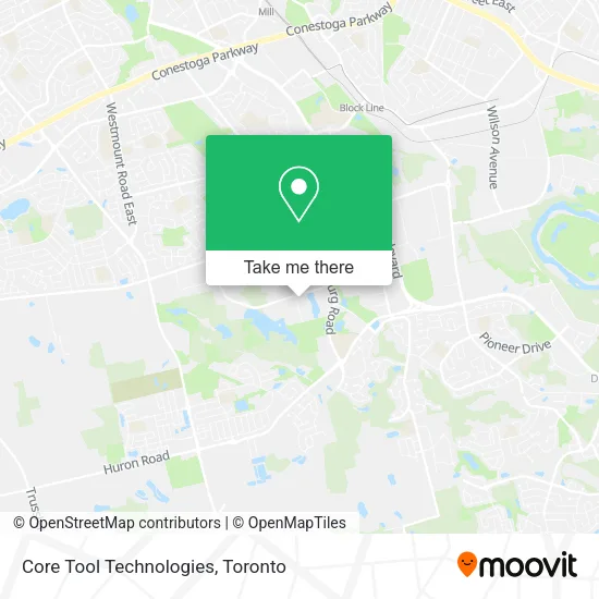 Core Tool Technologies map