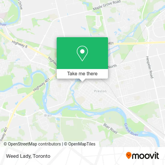 Weed Lady map