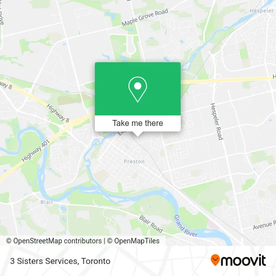 3 Sisters Services map