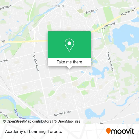 Academy of Learning map