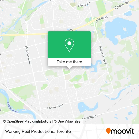 Working Reel Productions map