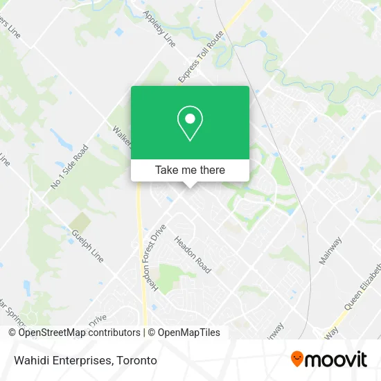 Wahidi Enterprises map