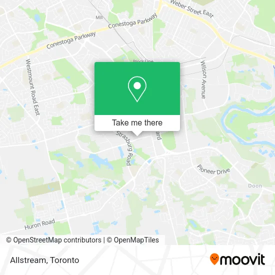 Allstream map