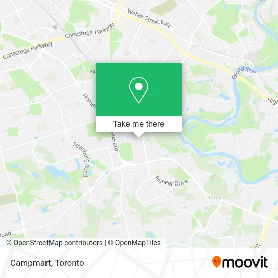 Campmart map