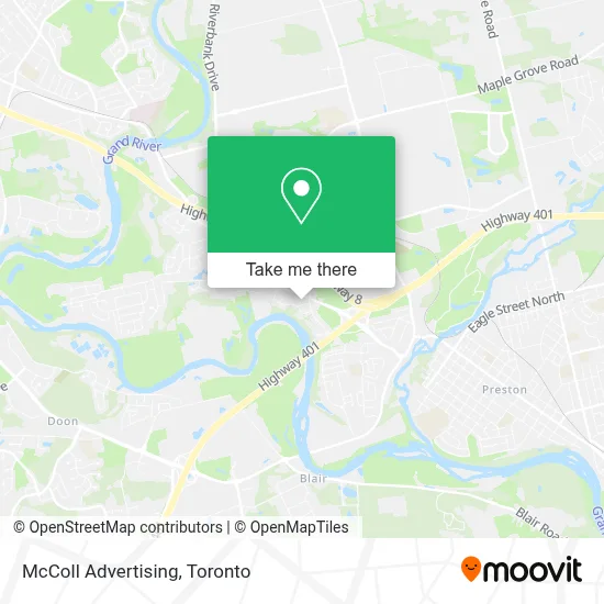 McColl Advertising map