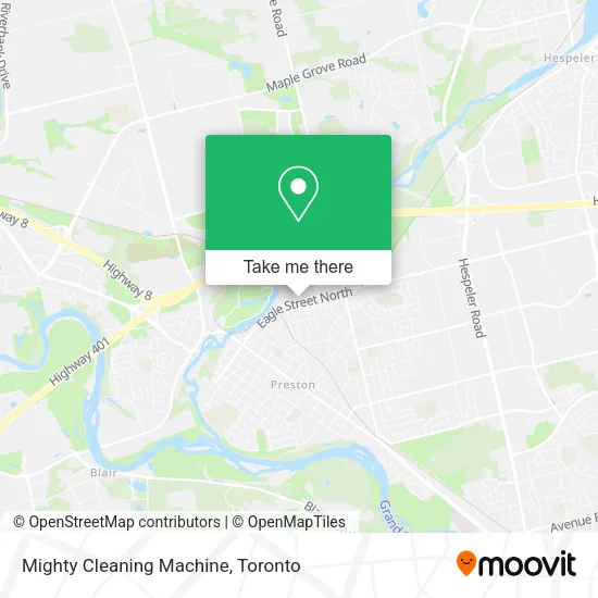 Mighty Cleaning Machine map