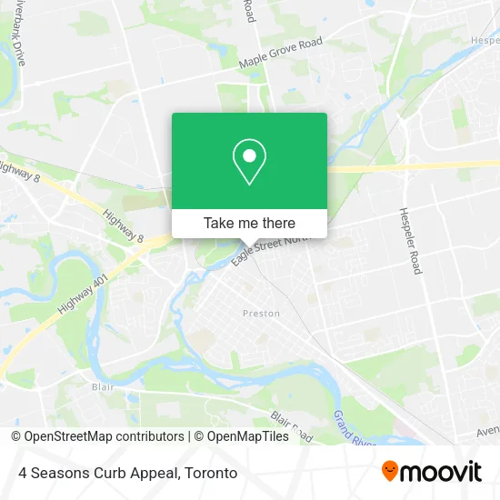 4 Seasons Curb Appeal map
