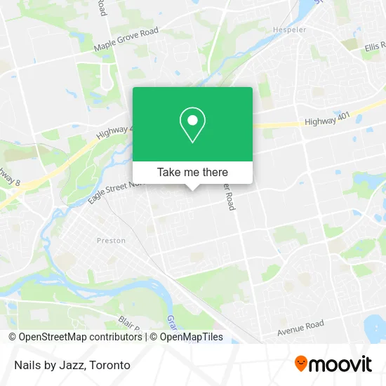 Nails by Jazz map