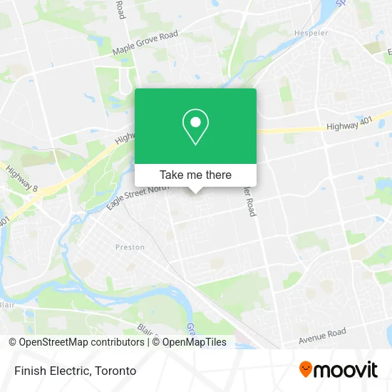 Finish Electric map