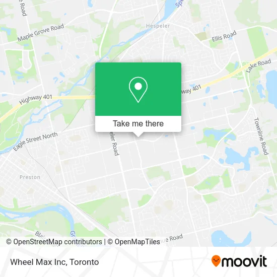 Wheel Max Inc map