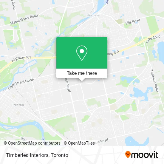 Timberlea Interiors map