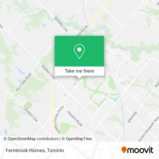 Fernbrook Homes map