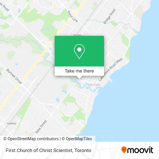 First Church of Christ Scientist map