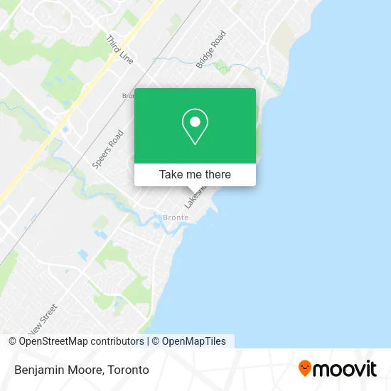 Benjamin Moore map
