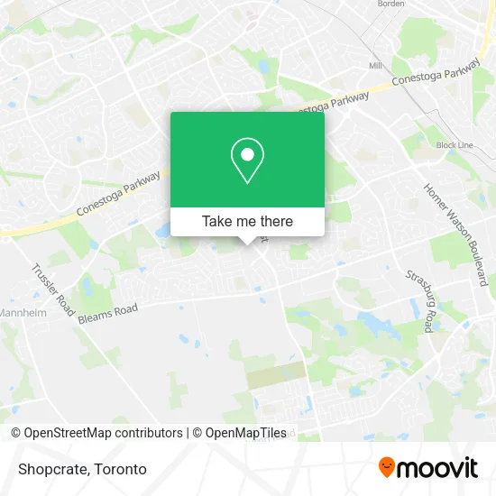 Shopcrate map