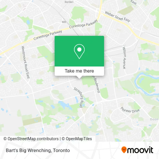 Bart's Big Wrenching map