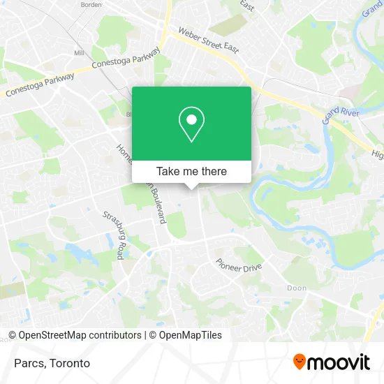 Parcs map
