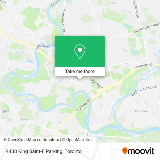 4438 King Saint-E Parking map