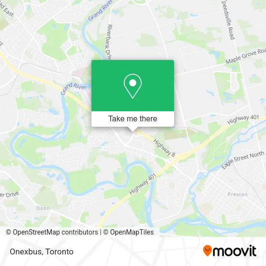 Onexbus map