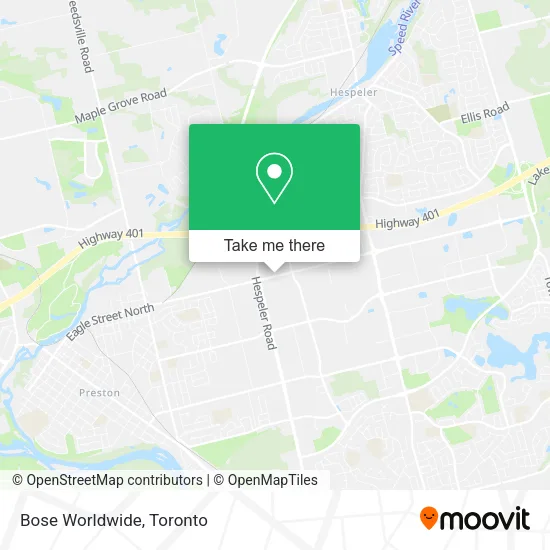 Bose Worldwide map
