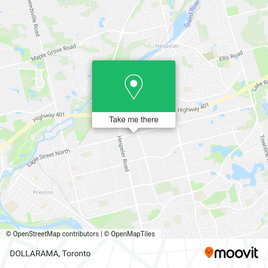 DOLLARAMA map