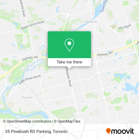 35 Pinebush RD Parking map