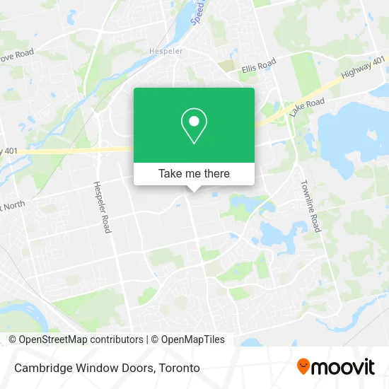 Cambridge Window Doors map