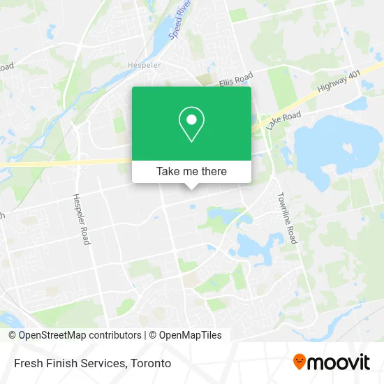 Fresh Finish Services map
