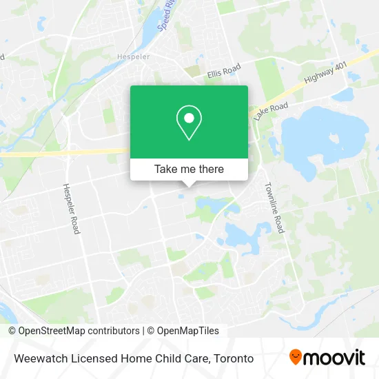 Weewatch Licensed Home Child Care map