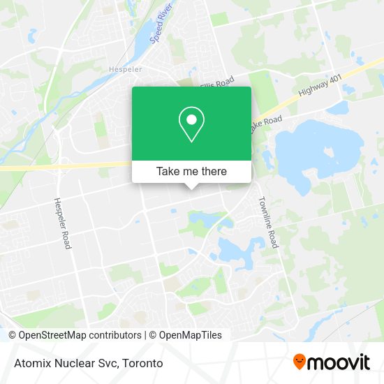 Atomix Nuclear Svc map