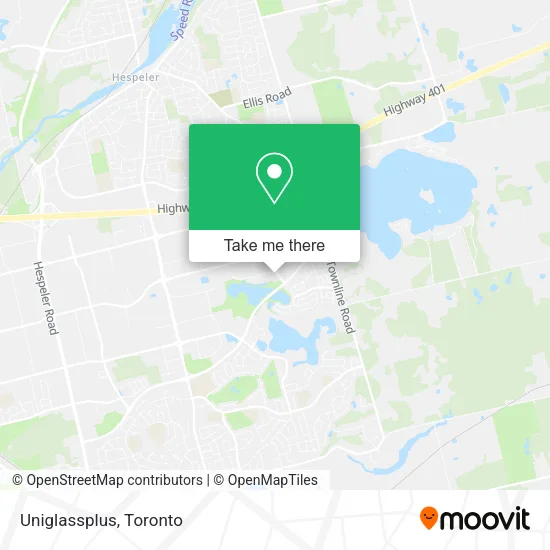 Uniglassplus map