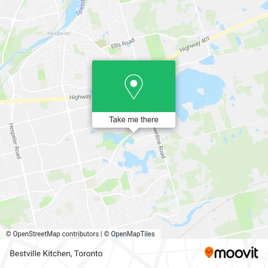 Bestville Kitchen map