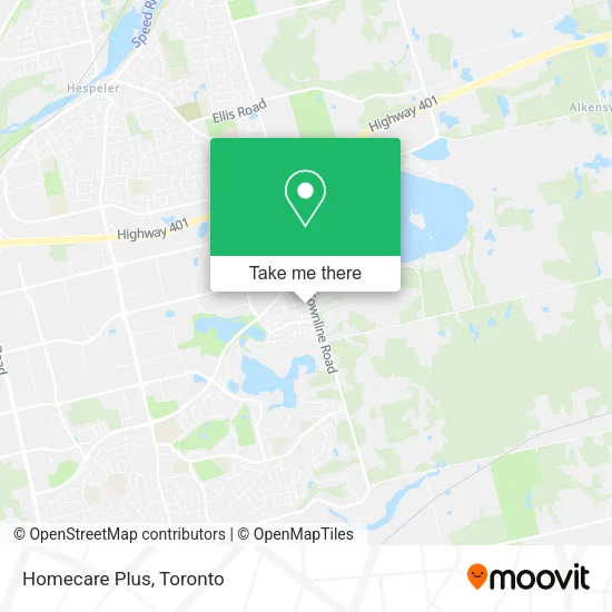 Homecare Plus map