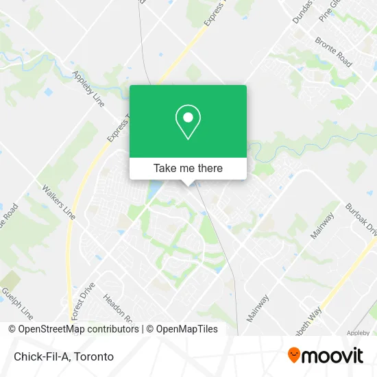 Chick-Fil-A map