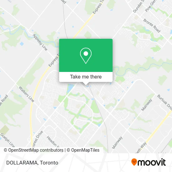 DOLLARAMA map