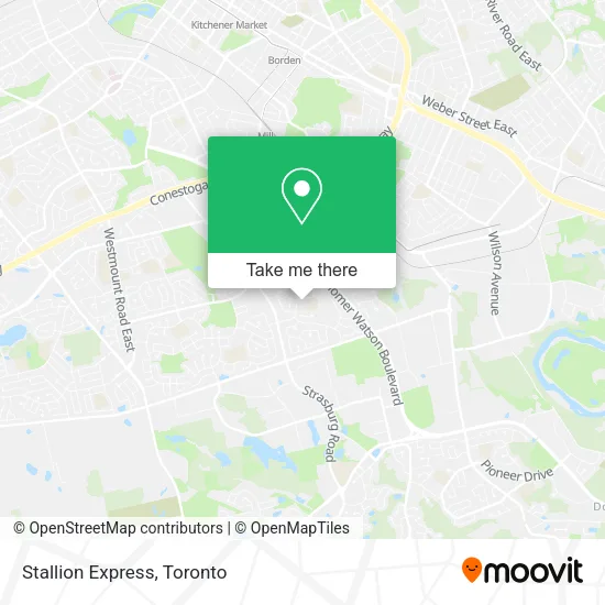 Stallion Express map