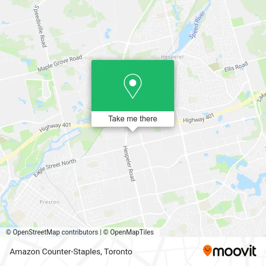 Amazon Counter-Staples map