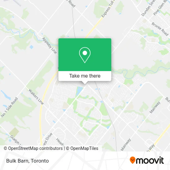 Bulk Barn map