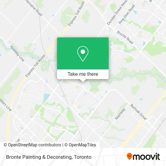 Bronte Painting & Decorating map