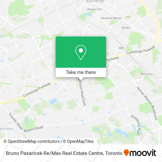 Bruno Pasaricek-Re / Max Real Estate Centre map