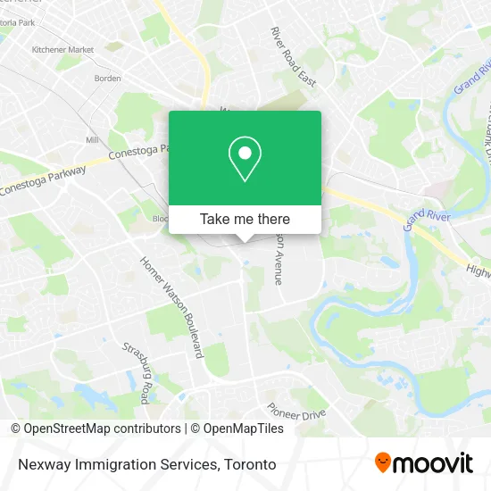 Nexway Immigration Services map