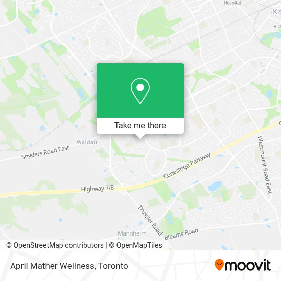 April Mather Wellness map