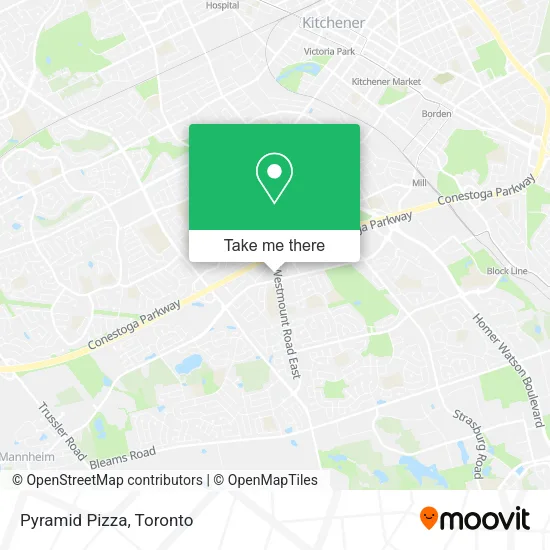 Pyramid Pizza map