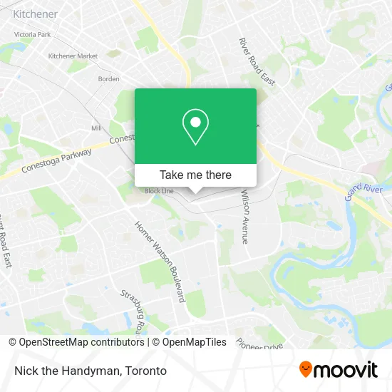 Nick the Handyman map